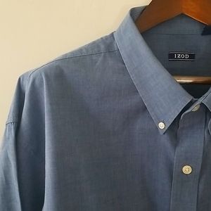 Izod Heathered Blue 3XLT Shirt